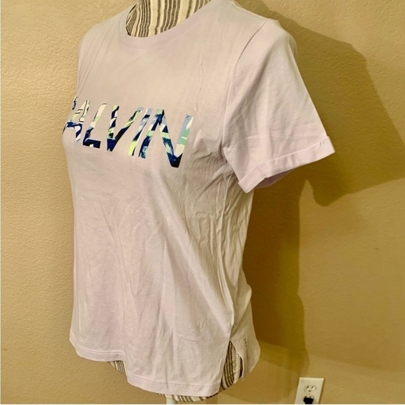 NWT Calvin Klein Set XS Running Shorts & T-Shirt Bundle City Tag Orchid Grafitti - Picture 7 of 16